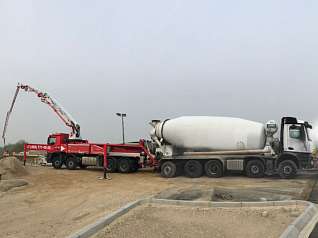 бетононасос 50 метров