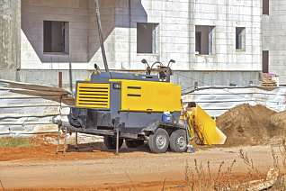 Пневмонагнетатель для песчано‑цементной смеси